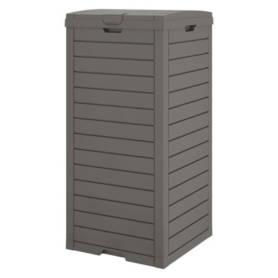 31 Gallon Outdoor Manual Lift Trash Concealer