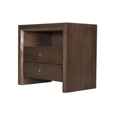 Millie 2 - Drawer Solid Wood Nightstand