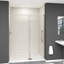Porte de douche pivotante 60 po x 76 po avec verre transparent Irene-69322952