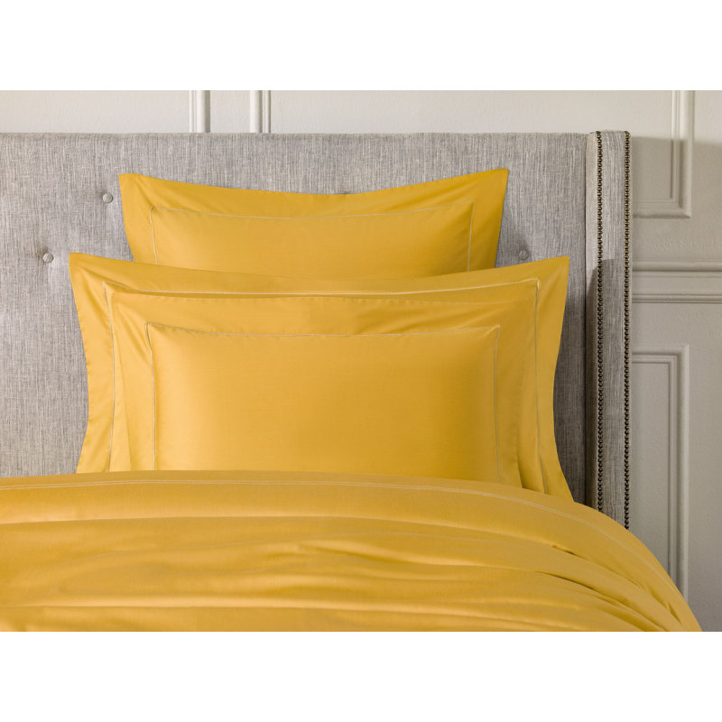 Rhapsody Pillow Sham, Euro, Mustard