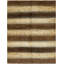 Tapis de zone en laine brun/beige 5 pi 5 po x 7 pi 2 po one-of-kind-noué la main Nash