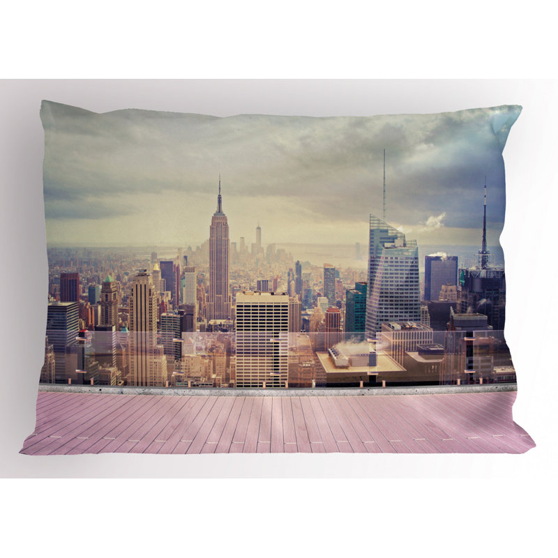 Polyester Toile Sham Set, King