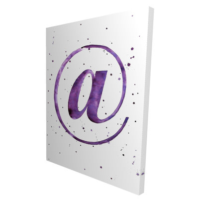 At At Mauve - typo unique et symboles décoratifs pour la maison