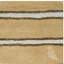 Tapis caramel / doré en laine / viscose touffeté à la main à rayures Schmier Martha Stewart-11180615