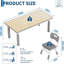 Ensemble de table et de chaises pour enfants 47 po, 47 po, réglable en hauteur avec rangement et bureau Graffiti pour l'artisanat, gris-1440763599