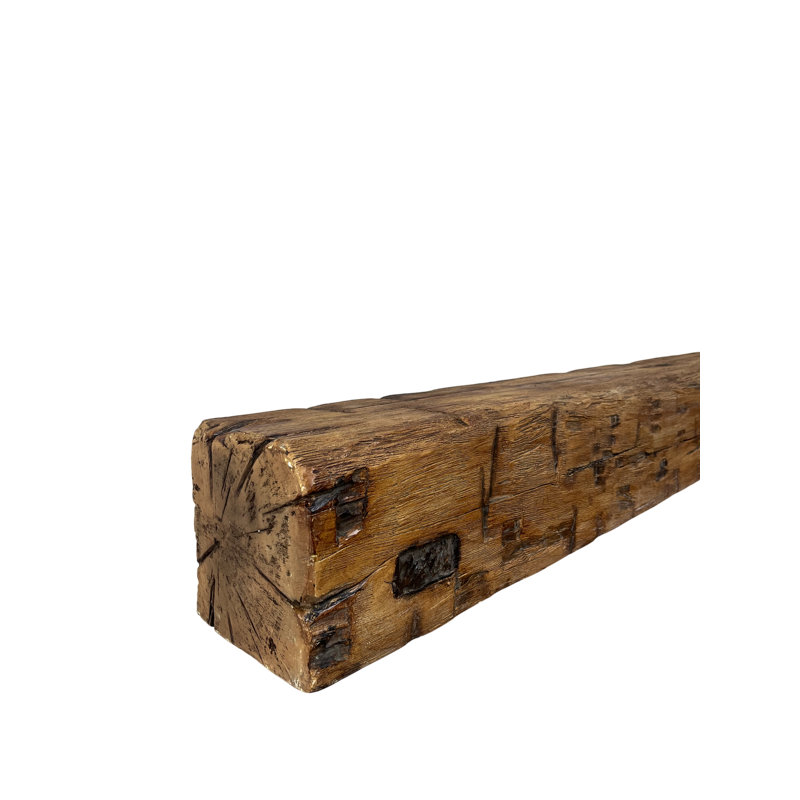 59.5 Inch Faux Wood Fireplace Mantel Shelf