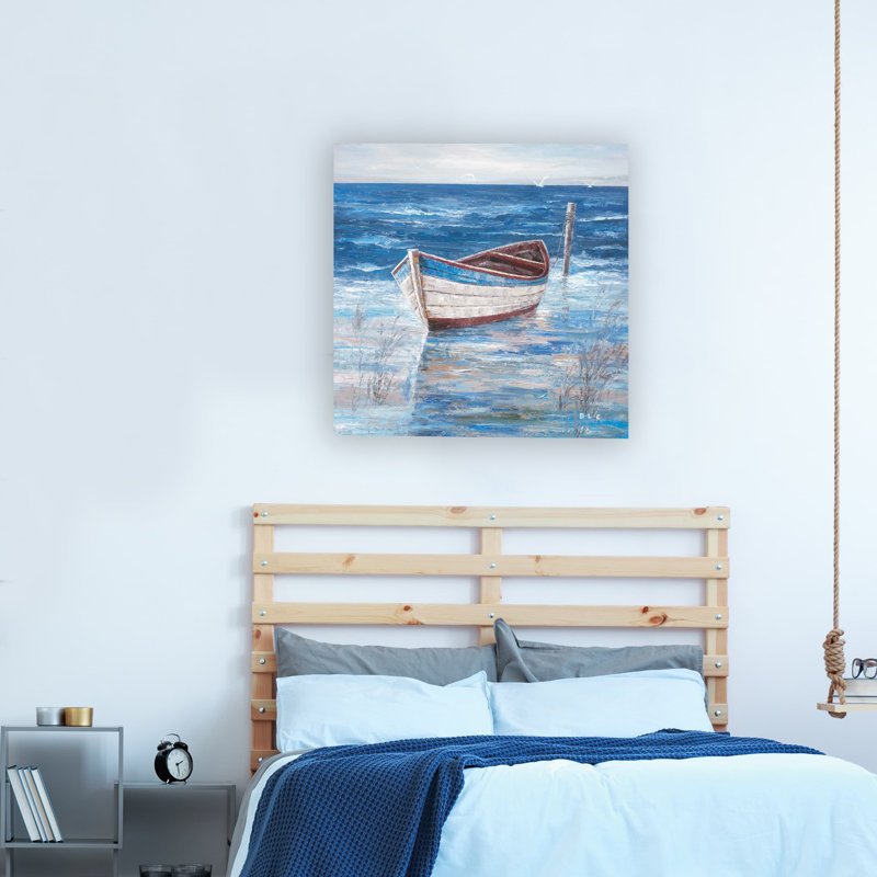 Peinture sur toile Nashua Tranquil Coastal Momory, H 30 po x l 30 po x P 1,5 po