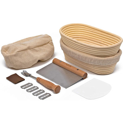 Kook 10 Piece Oval Proofing Set