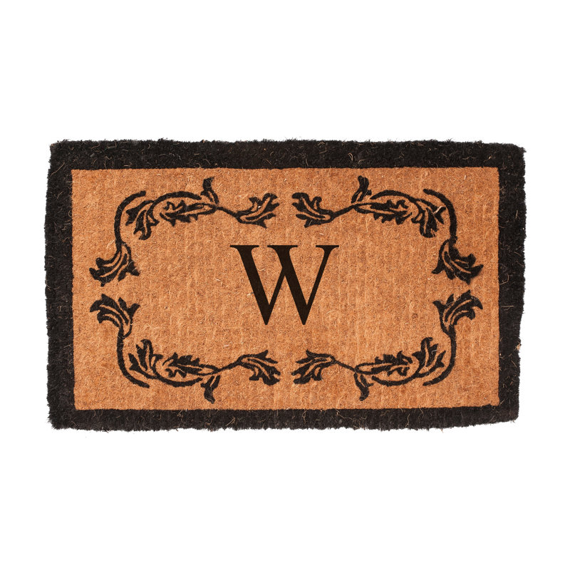 Balmer Floral Outdoor Doormat, Rectangle 2' x 3'3", W