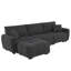 Canapé modulaire en tissu Boucle-1548766110