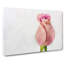 Pink Rose Beginning To Bloom - Wrapped Canvas-56630197