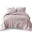 Très grand / très grand édredon en mauve, velours froissé et lavabo lavable à la machine pour chambre à coucher