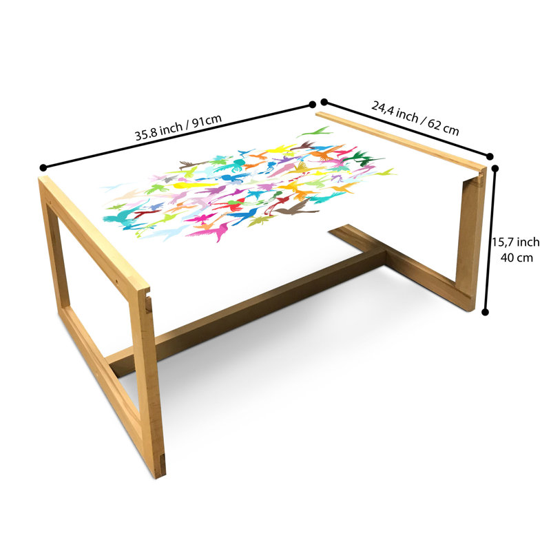 Jadielys Sled Coffee Table, 40cm H x 91cm W x 62cm D