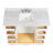 Cambridge 55'' Single Bathroom Vanity with Top-1813933380