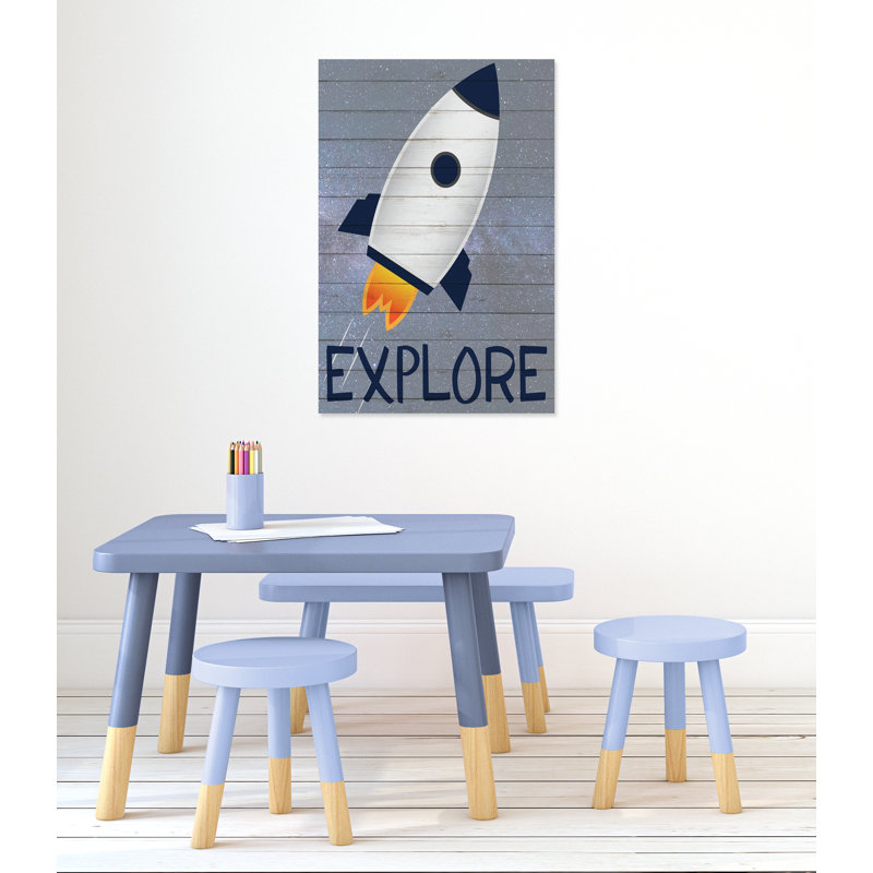 Art sur toile Space Explorer 1, H 36 po x l 24 po x P 1,5 po