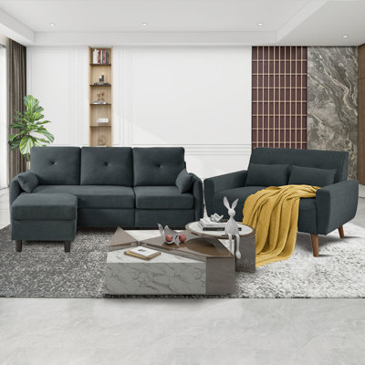Susete 3 - Piece Living Room Set