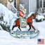 Décoration de jardin Horsey Santa
