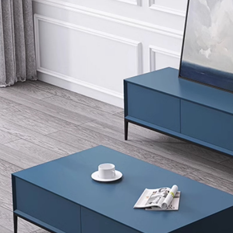 Simple coffee table TV cabinet combination