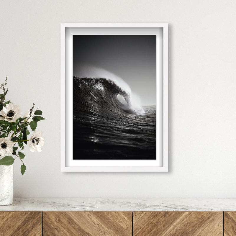 Tectonic Flow II Print by Oliver Gal, 55.5"H x 37.5"W, White Shadowbox