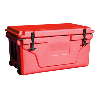 Refroidisseur de pique-nique rouge pour l'extérieur 65qt