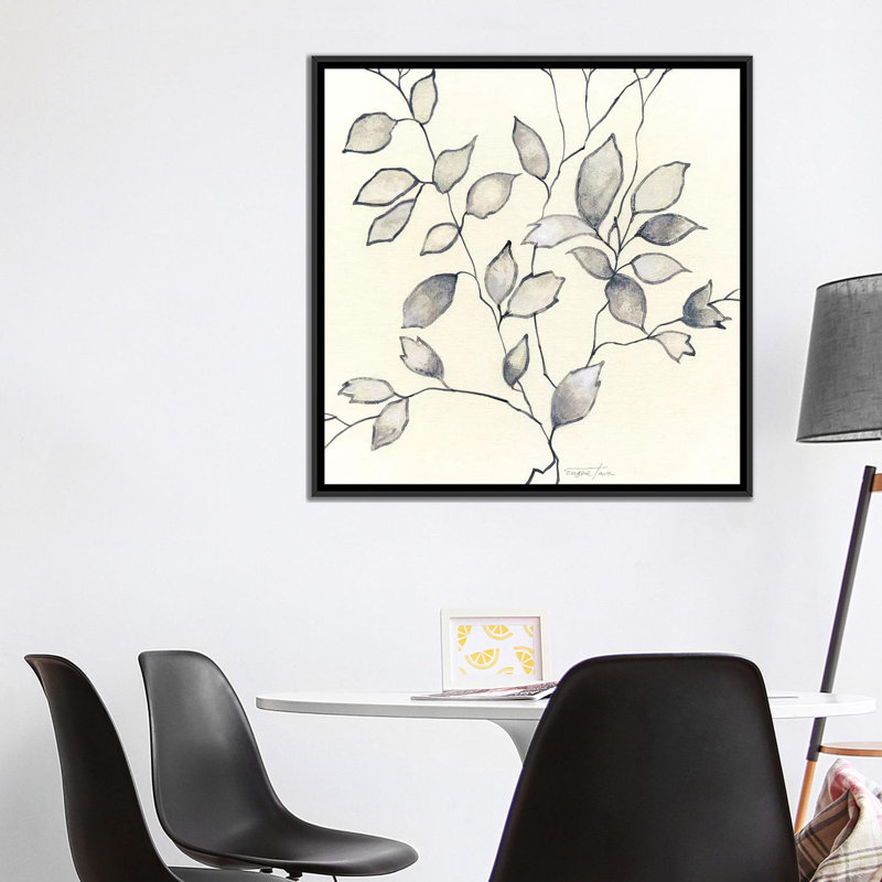 « ponded pond », impression sur toile, H 18 po x l 18 po x P 1,5 po, Toile avec cadre noir, Pas de tapis