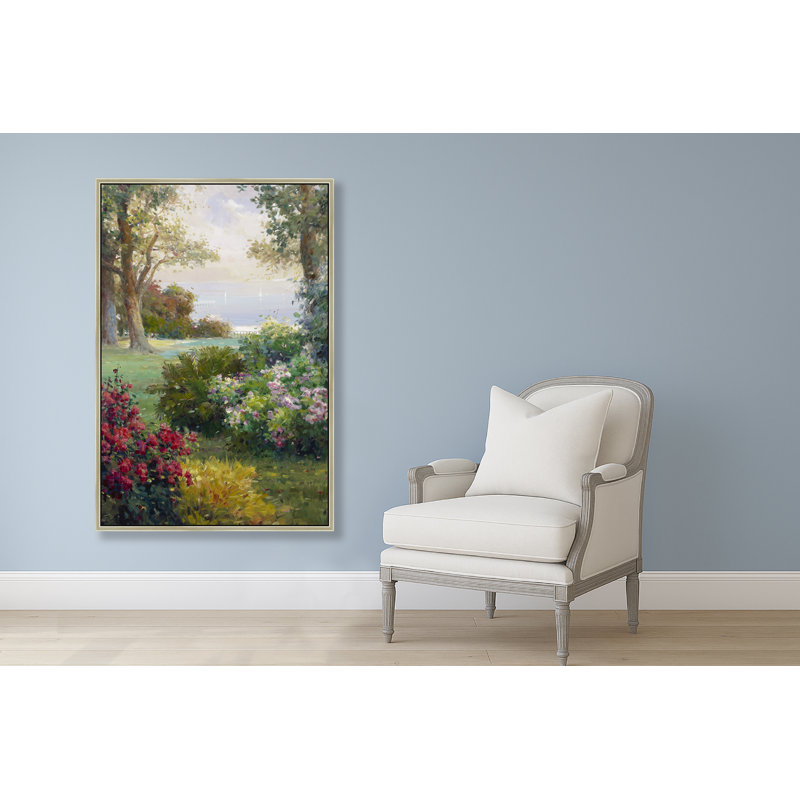 Coastal Garden Reverie Print, Brown, 50" H x 26" W
