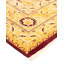 Tapis jaune / rouge traditionnel noué à la main de conception unique 8 pi 3 po x 10 pi 7 po Keller