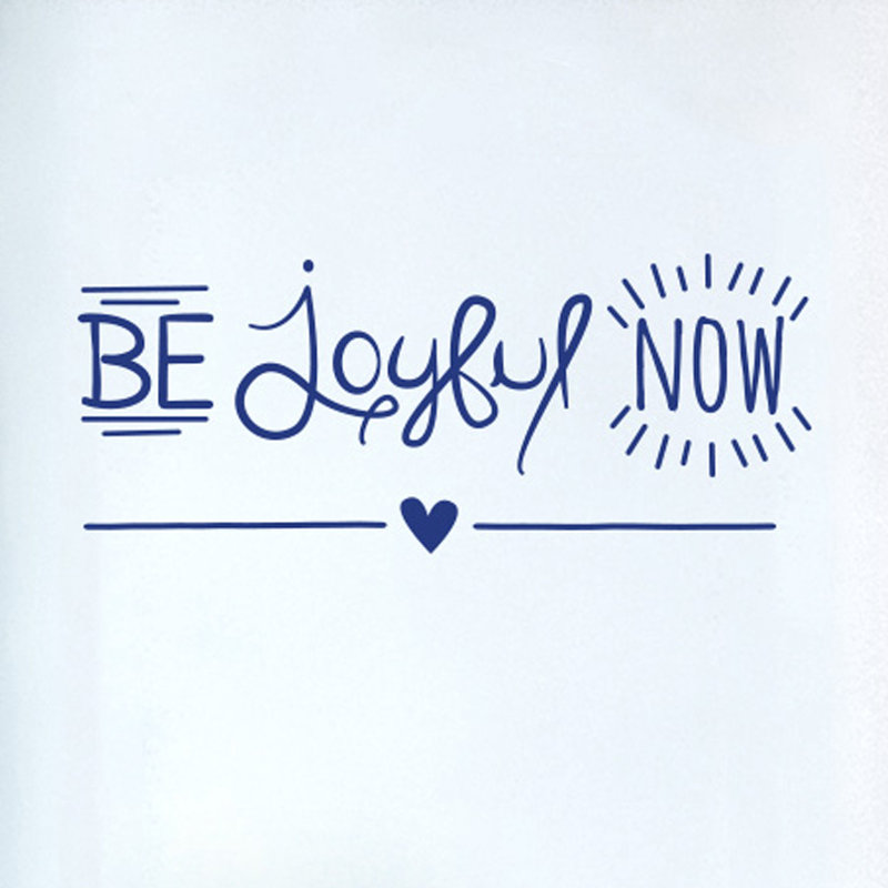 Non-Wall Damaging Wall Decal, Dark Blue