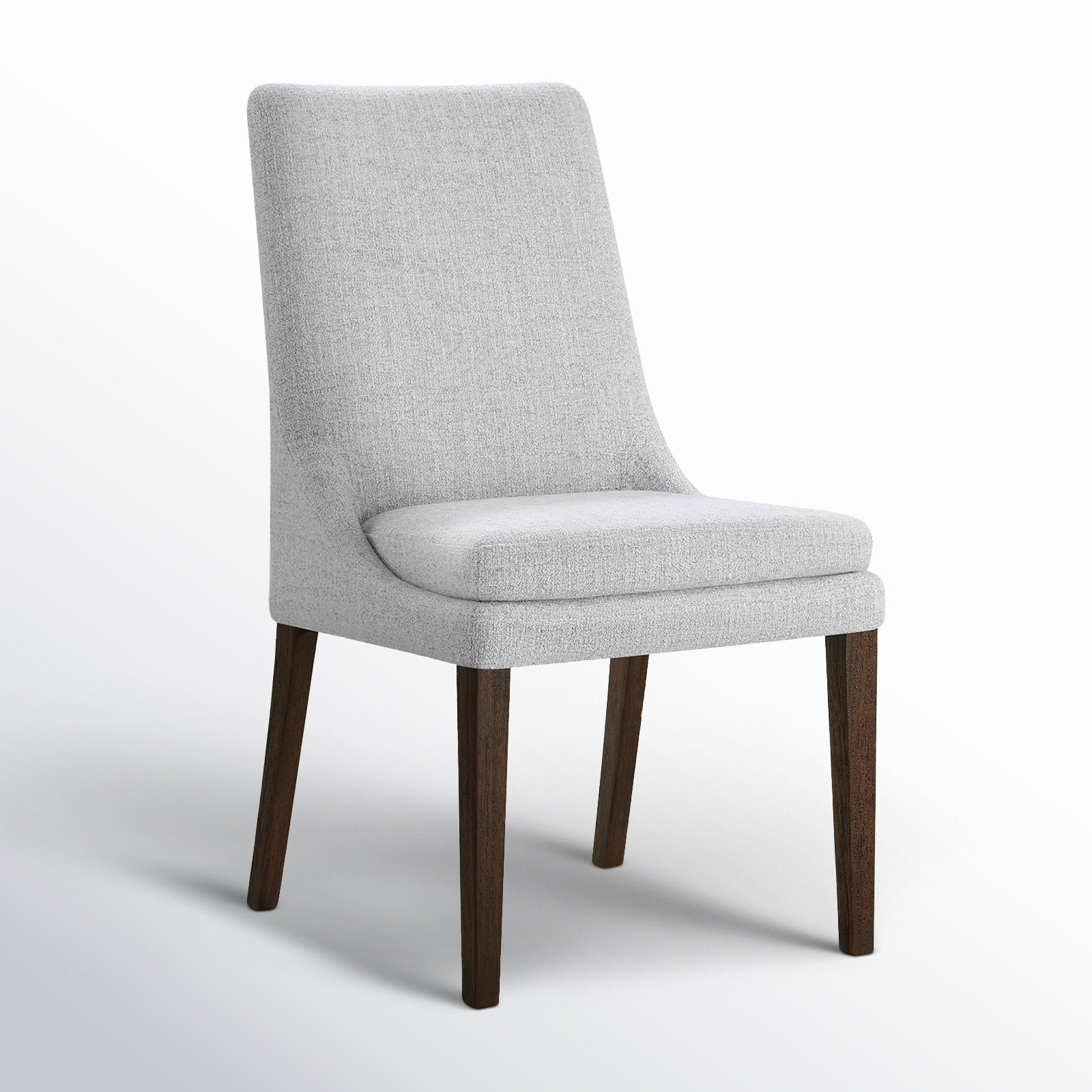 Niara Upholstered Side Chair, Nathan Gray Heathered