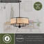 Luminaire suspendu tambour 5 lumières Amoriah