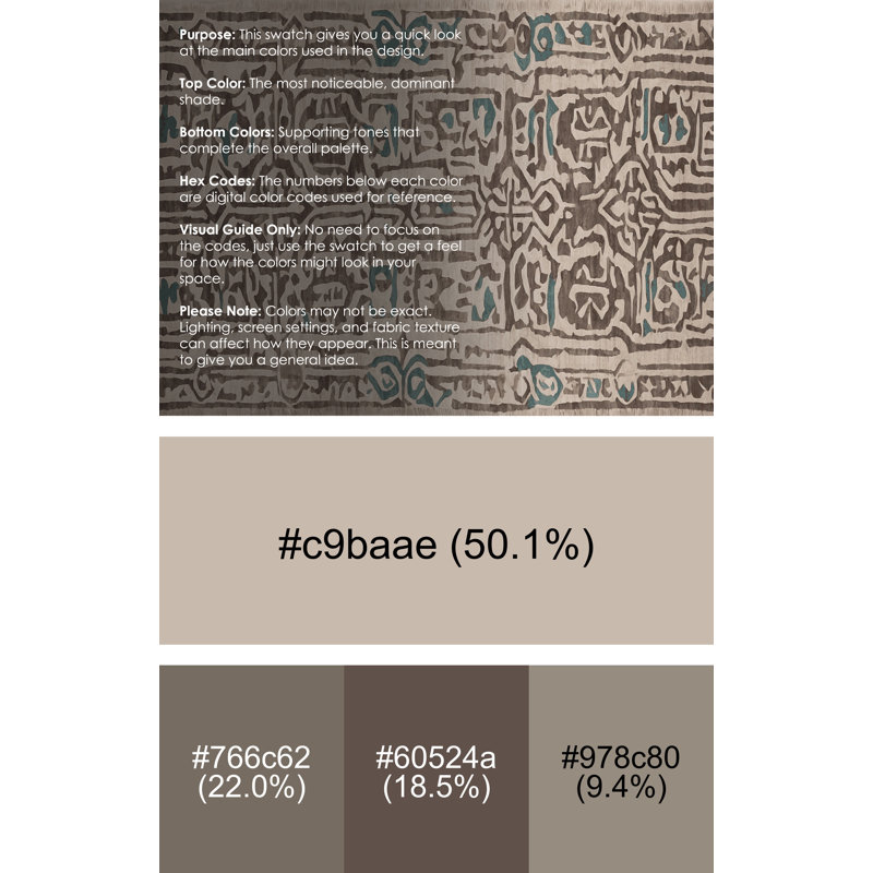 Machine Washable Gray Area Rug, Square 5'