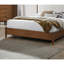 Ensemble de chambre avec tête de lit à panneau 3 pièces couleur noyer-1099286055