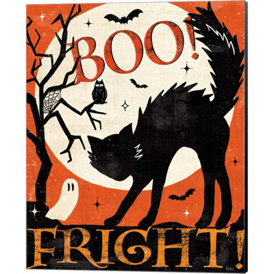 «Halloween Is Calling V» par Véronique Charron, art mural sur toile