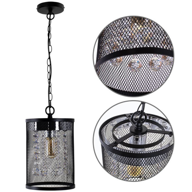 Vinton 1 - Light Black Single Pendant