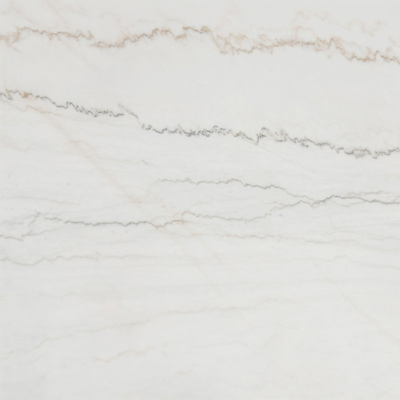 Vinia 72-Inch Rectangular White Marble Top Dining Table Coffee Bean