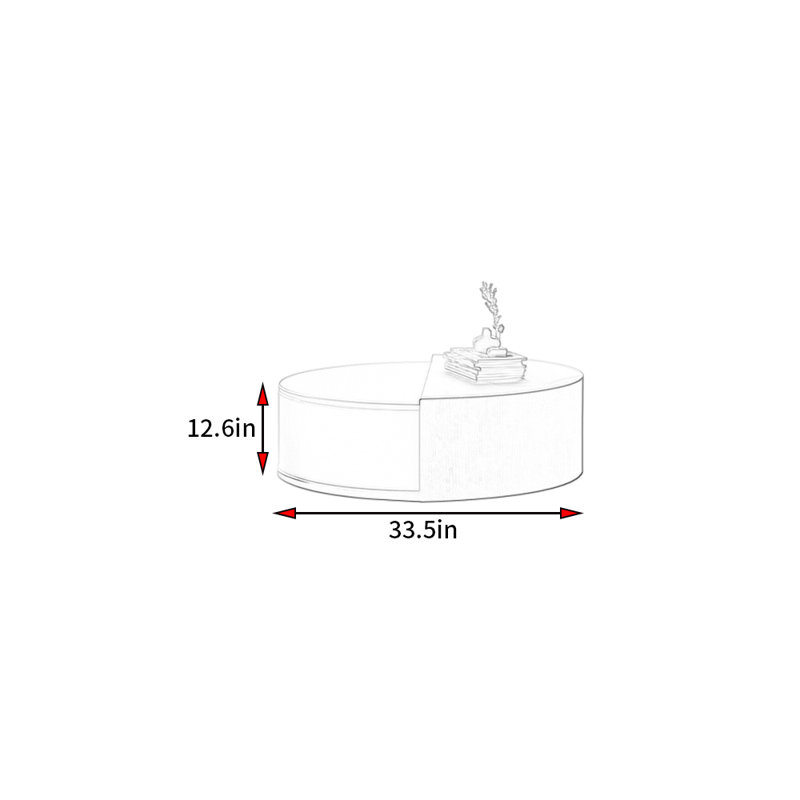 Italian Light Luxury Style Coffee Table