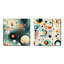 Conalin - Ensemble de 2 collages abstraits carrés-101845901-101845903