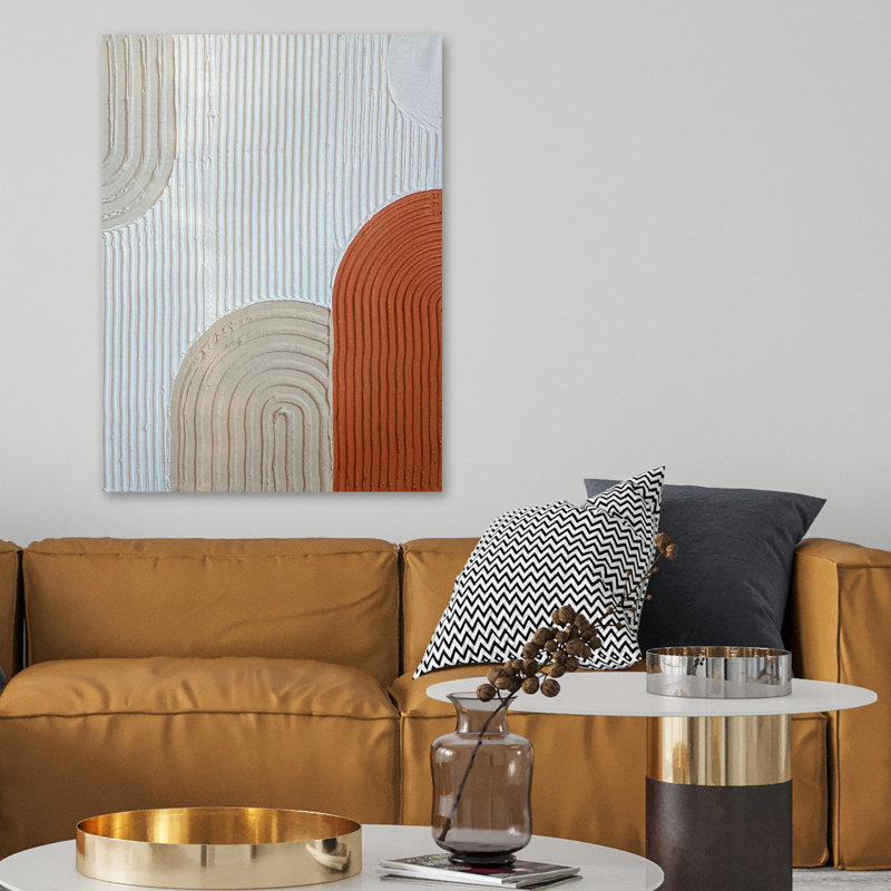 Peinture sur toile 3D faite à la main, 27,6 x 39,4 pouces, 100% toile avec cadre 100% bois (épaisseur: 1,2 pouces) | Peinture à l'huile et acrylique éclatante, art décoratif unique pour le salon, la chambre à coucher ou le bureau