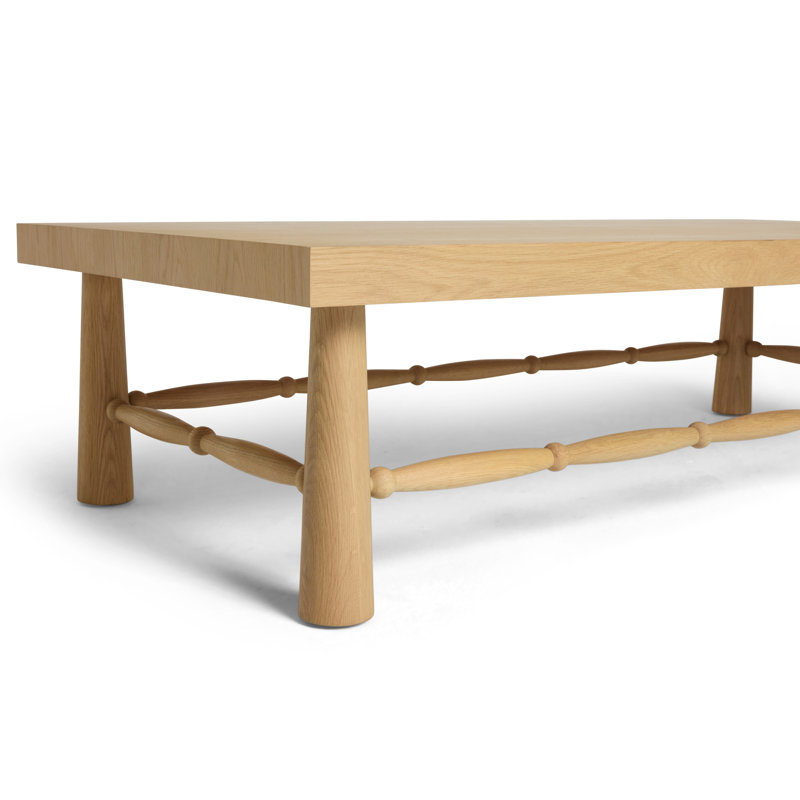 Hydrangea Coffee Table, White Oak
