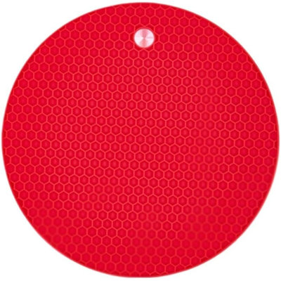 Silicone Round 4 Piece Trivet Mats, Silicone Pot Holders for Hot Pan and Pot Pads