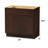 Colton 33" Freestanding Shaker Bathroom Vanity Cabinet with 2 Doors, No Countertop, Ready to Assemble, Brown-95216809