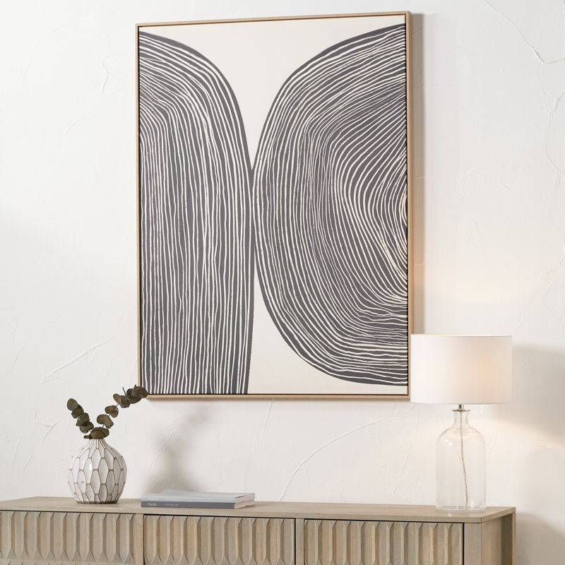 Floater Frame Painting on Canvas