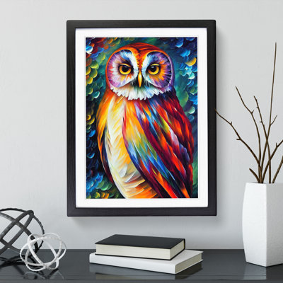 Portrait of a Barn Owl No.5 - Framed Print