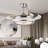 Mantaj 42'' Ceiling Fan with LED Lights