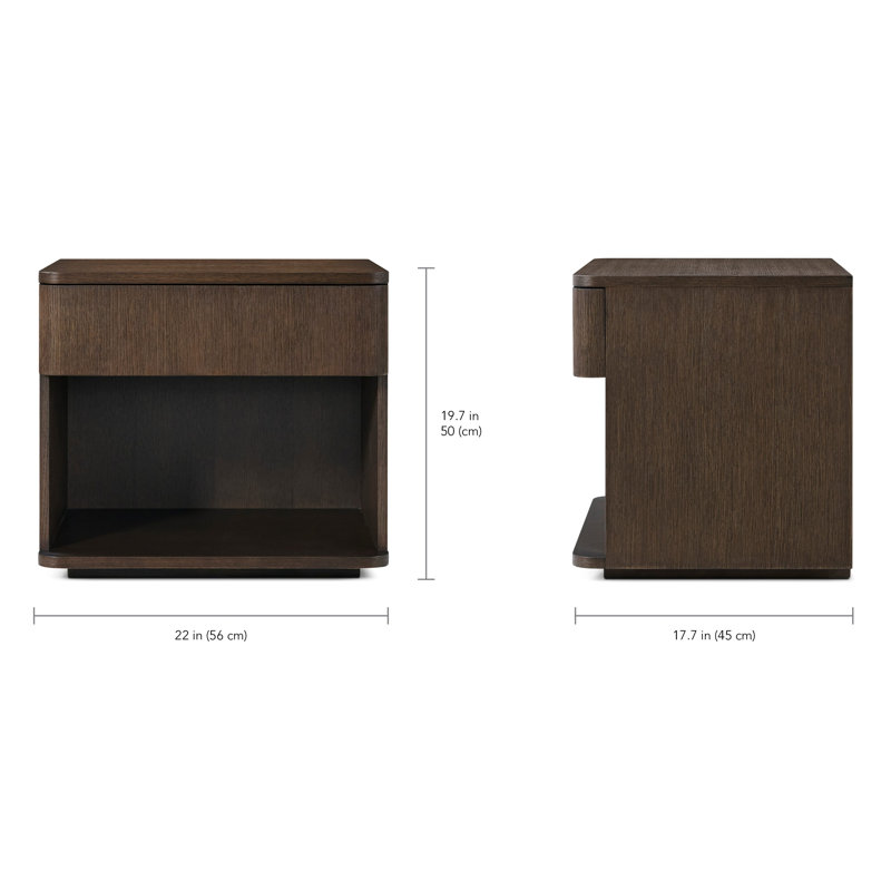 Table de chevet Séoul, Brown