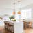 Farmhouse Brown 1-Light Dimmable Pendant Light With Woven Flower Shade