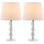 Ensemble de lampes de table en verre transparent 15 po Damore-276977293