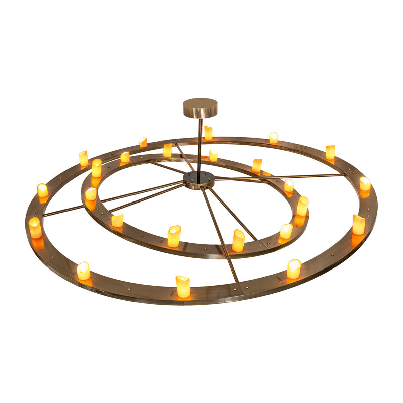 108" Wide Donner 24 Light Chandelier