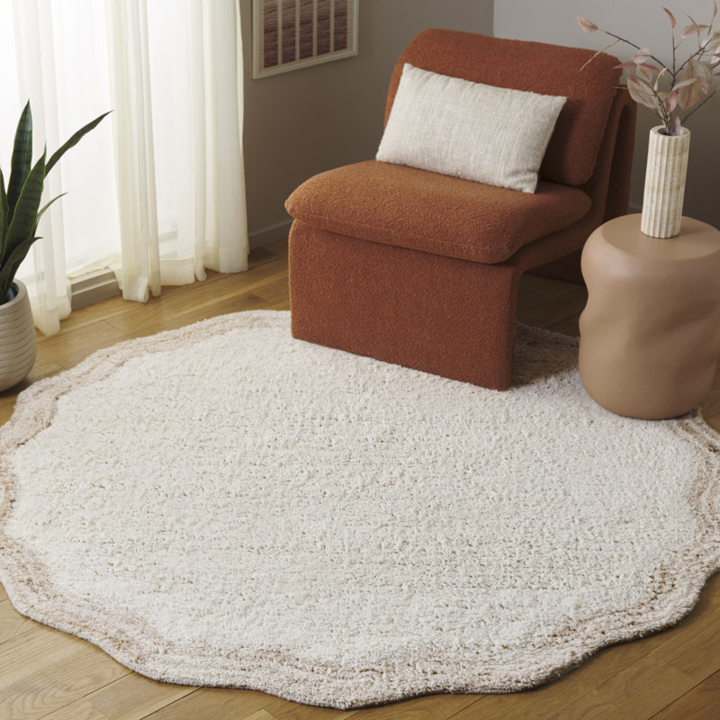 Tapis en laine Ferah, Rond 6 pi