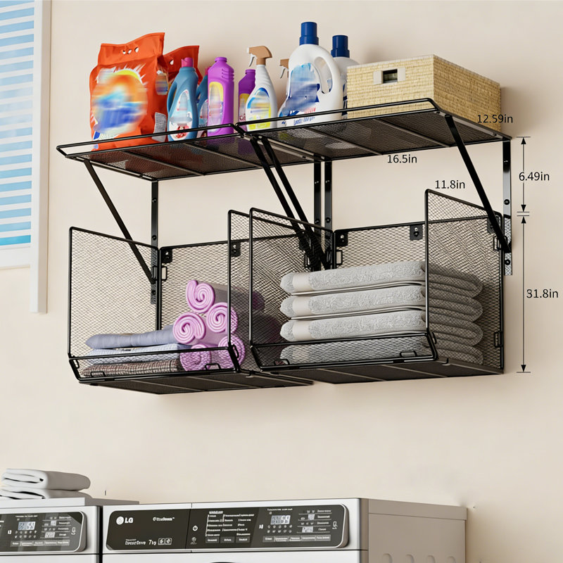 Iron Laundry Room Organiser